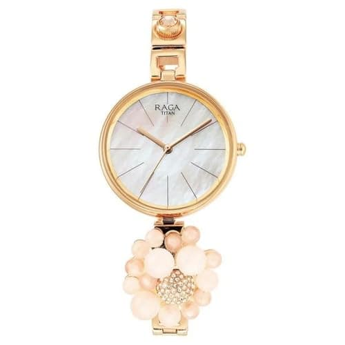 Titan Raga Delight Quartz Analog Watch NT95200WM01