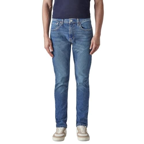 Levi's Men's 512 Dark Indigo Slim Tapered Fit Mid Rise Jeans