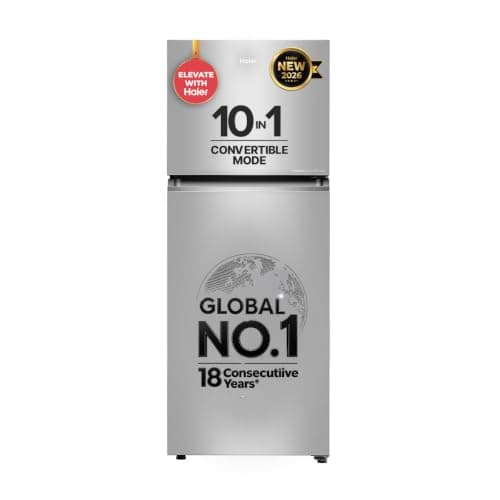 Haier 328L 2 Star Double Door Refrigerator