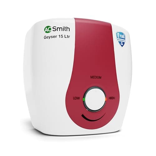 AO Smith SGS-GREEN-015 15L 3kW 5 Star Storage Geyser