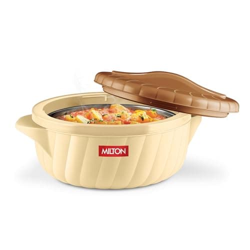 Milton Flora 1500 Insulated Inner Steel Casserole, 1050 ml