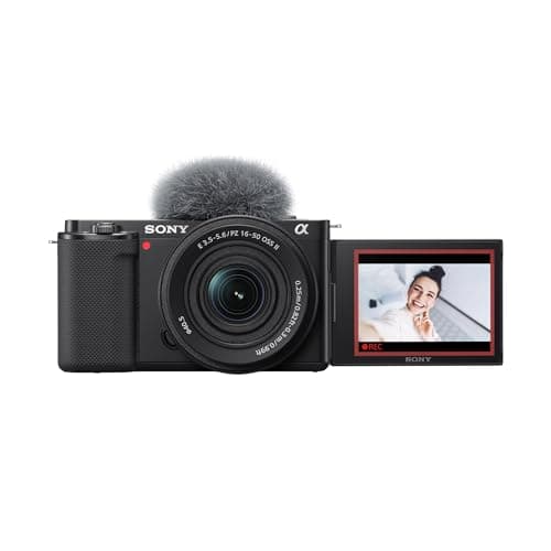 Sony Alpha ZV-E10K (Previously ZV-E10L) | APS-C Interchangeable-Lens Mirrorless vlog Camera | Upgraded SELP1650 (Ver 2) Power Zoom Lens | 24.2 MP | 4K Recording | Made for Creators (DSLR) | -Black