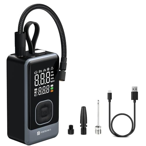 Portronics Vayu 8.0 Digital Rechargeable Tyre Inflator