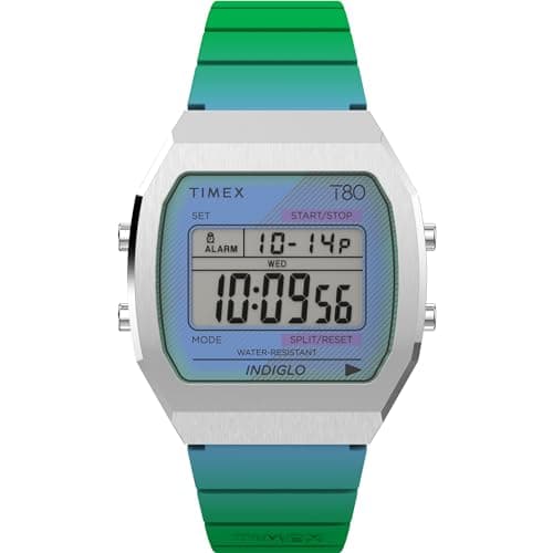 Timex 80 Unisex 36 mm Digital Watch TW2V74500