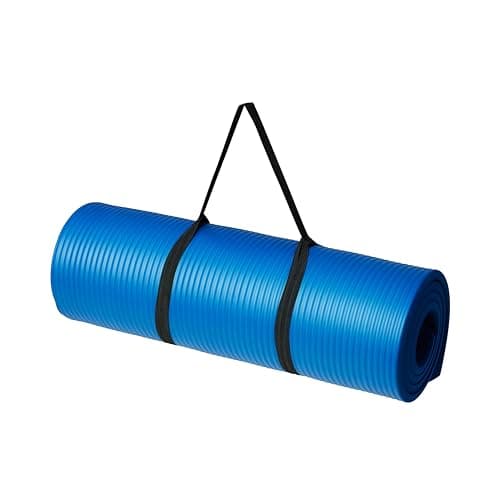Amazon Basics 13mm Extra Thick NBR Yoga Mat with Strap