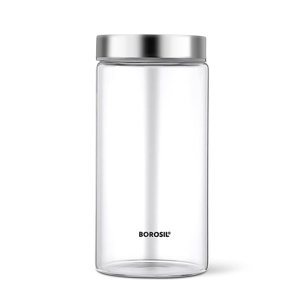 Borosil Endura 1200ml Borosilicate Glass Jar