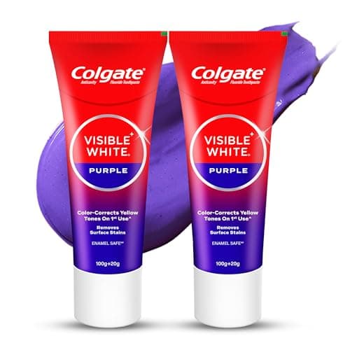 Colgate Visible White Purple Toothpaste 240g Pack