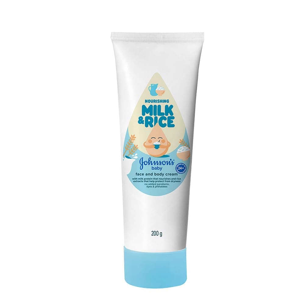 Johnson's Baby Milk and Rice Cream, 200g