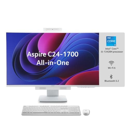 Acer Aspire C24 24" FHD AIO Desktop (i5-13420H, 16GB, 512GB SSD)