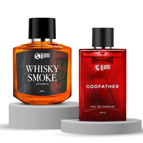 Beardo Godfather and Whisky Smoke EDP Perfume Combo (100ml x 2)