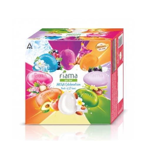 Fiama Gel Bar Mega Celebration Pack (125g x 8)