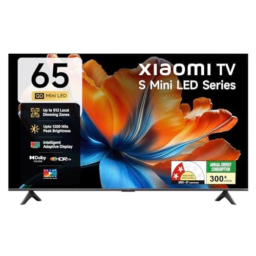 Xiaomi 65 Inch S 4K QD-Mini LED Google TV L65MC-IN