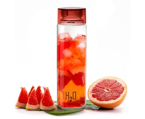 Cello H2O Toughened Glass Water Bottle 920 ml