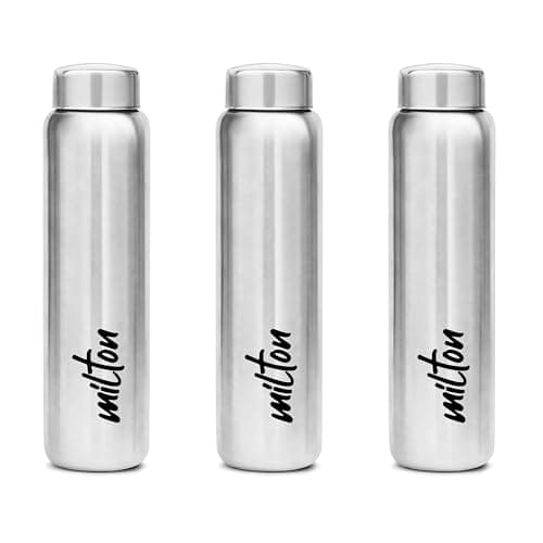 Milton Aqua 1000 Stainless Steel Water Bottle 920 ml Set of 3
