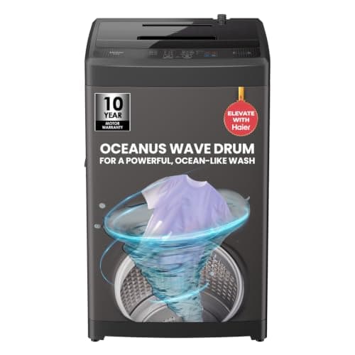 Haier 8 Kg 5 Star Fully Automatic Top Load Washing Machine (ETL80-AES5)