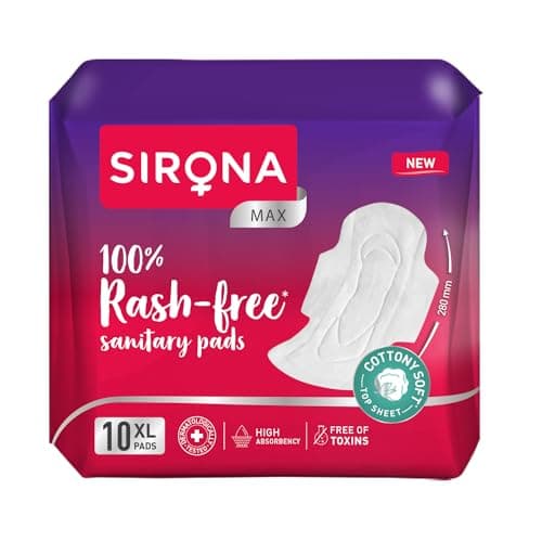 Sirona Max Sanitary Pads XL Pack of 10