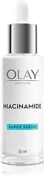 Olay Niacinamide Face Serum | Clear and Even Skin | Fights Dullness and Provides Radiant Glow | Normal, Oily, Dry, Combination Skin | Paraben and Sulphate Free | 30ml