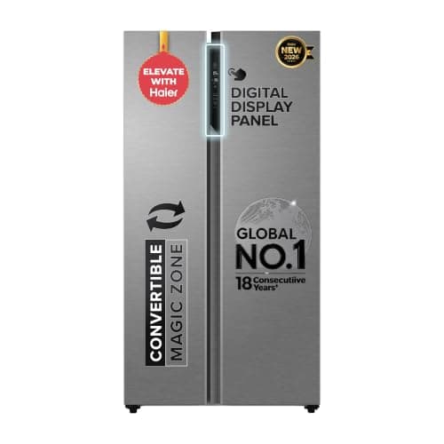 Haier 596 L 3 Star Side by Side Refrigerator