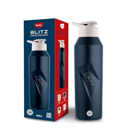 Pigeon Blitz Stainless Steel Water Bottle with Sipper Cap 975 ml