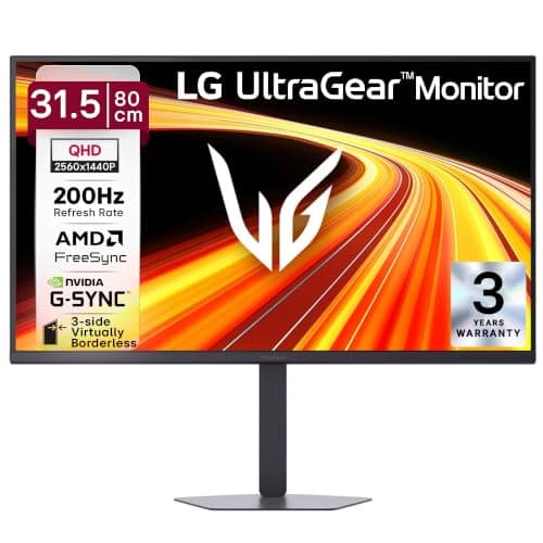 LG UltraGear 32G620B 31.5 Inch QHD 200Hz IPS Gaming Monitor