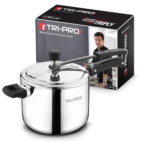 TriPro Triply Stainless Steel 5L Inner Lid Pressure Cooker