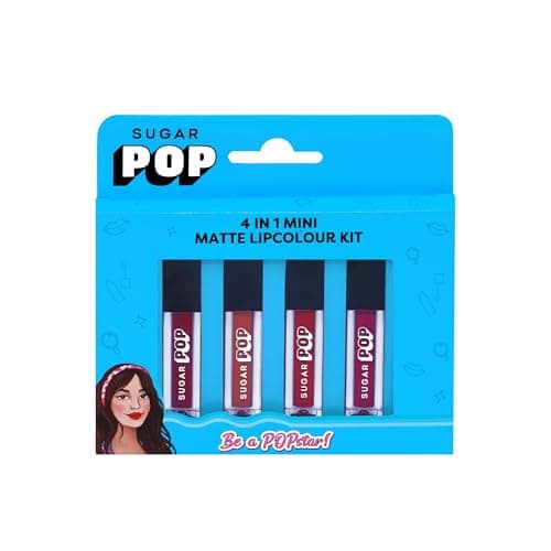 SUGAR POP 4 in 1 Mini Matte Lipcolour Kit