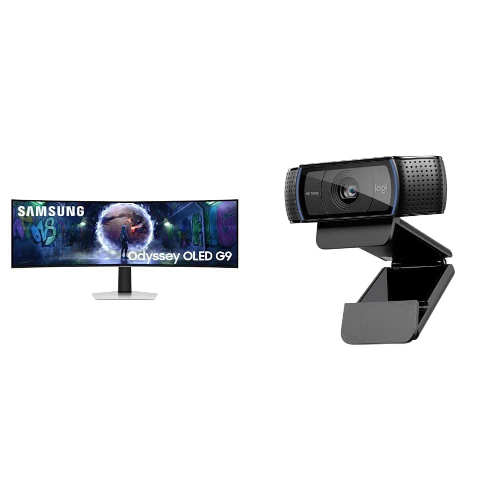Samsung 49" Odyssey OLED G9 Dual QHD 240Hz Gaming Monitor Bundle