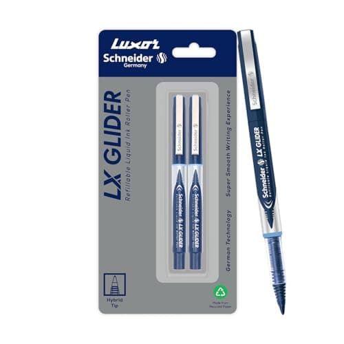 Luxor Schneider LX Glider Hybrid Tip Roller Pen Pack of 2