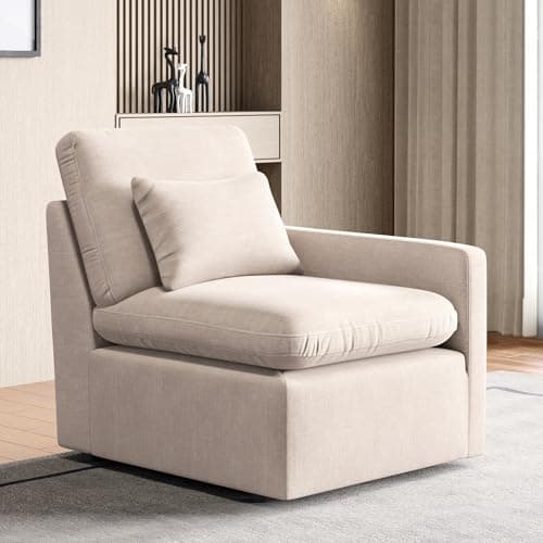 Home Centre Nolan Fabric 1-Seater Right Arm Sofa