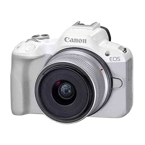 Canon EOS R50 Mirrorless Camera with RF-S 18-45mm STM Lens
