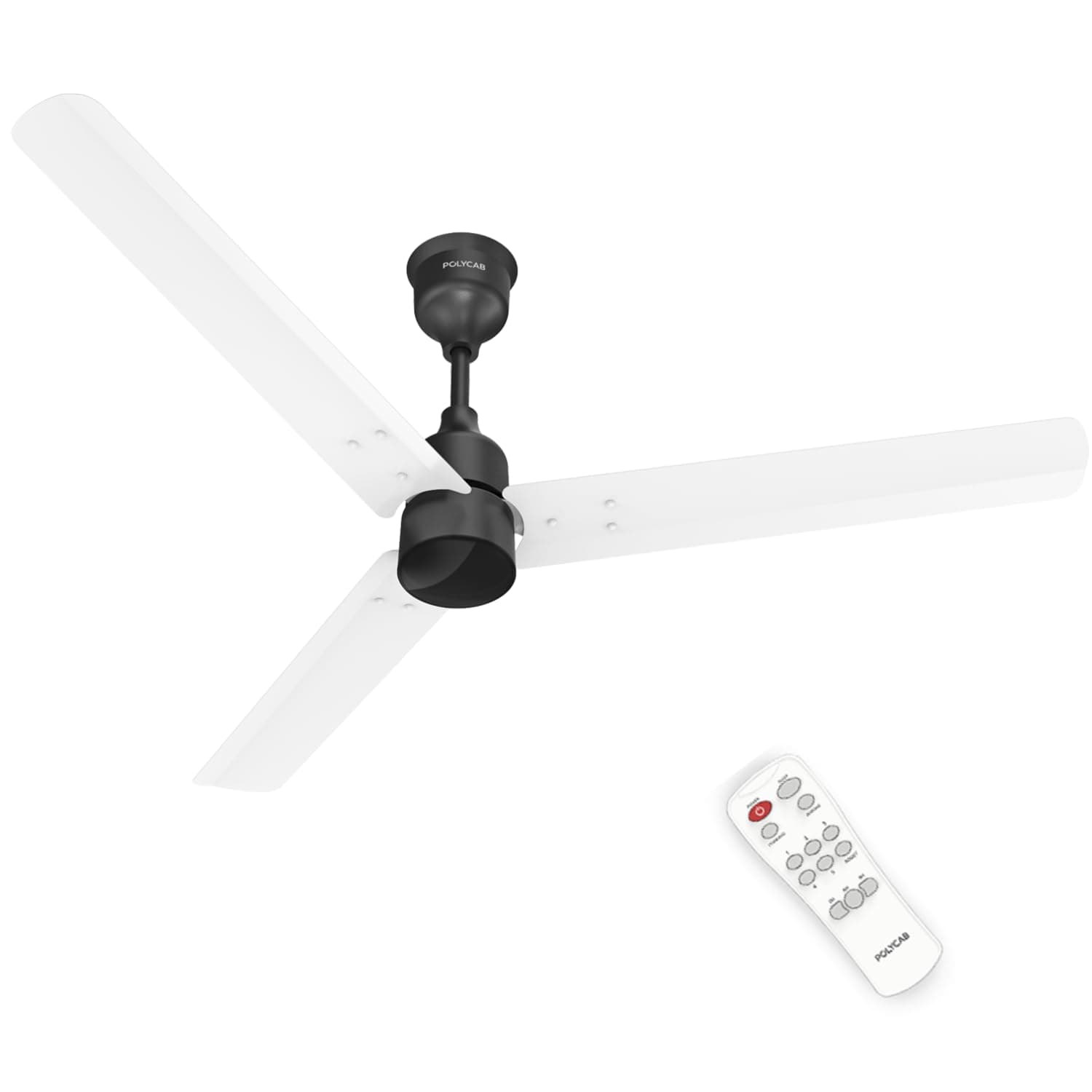 Polycab Wizzy Plus 1200mm 5-Star BLDC Ceiling Fan with Remote