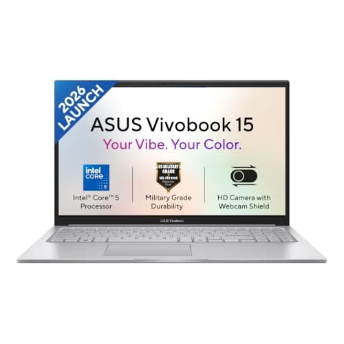 ASUS Vivobook 15 Intel Core 5 120U 8GB RAM 512GB SSD Laptop