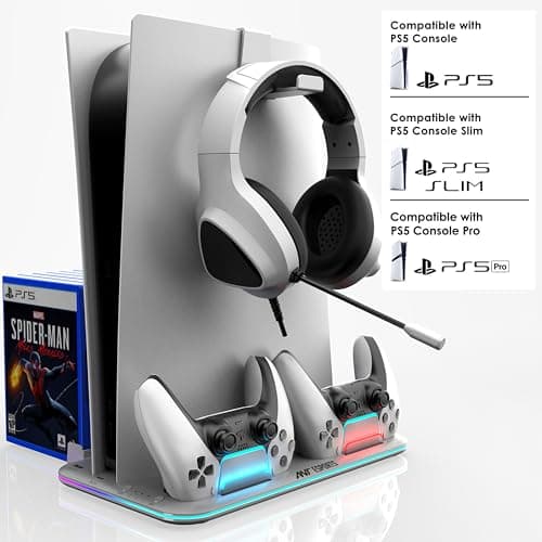 Ant Esports Dock5 RGB PS5 Cooling and Charging Station