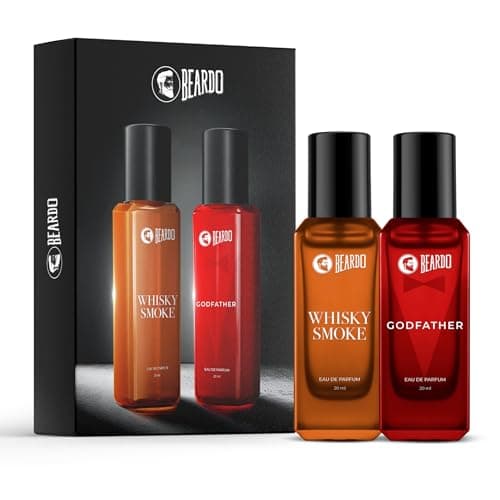 Beardo Whisky Smoke and Godfather Perfume Combo (20 ml x 2)
