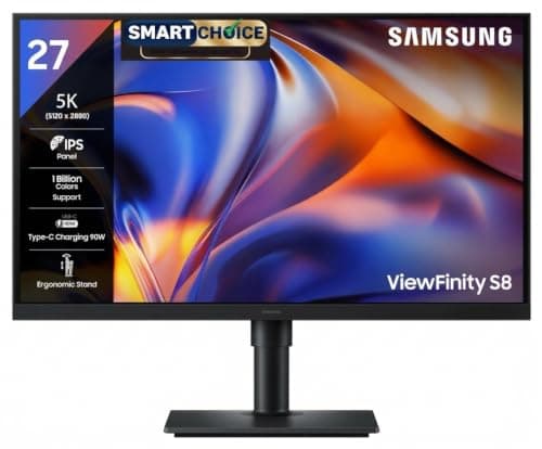 Samsung 27" ViewFinity S8 5K IPS Monitor (LS27H804EFAXXL)