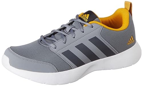 adidas Men's Synthetic Pomazor M Running Shoe MLEAD/GRESIX/PREYEL, 7 UK, Silver (Set of 1 Pair)