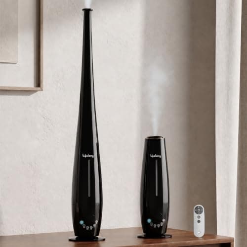 Lifelong Cool Mist Ultrasonic Humidifier for Room Moisture 5.5L |Top Fill Aromatic Air Diffuser for Home, Office, Bedroom, Living Room | 35dB, 360° Nozzle, Adjustable Mist, Auto Shut Off, 8Hr Runtime