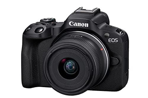 Canon EOS R50 with RF-S 18-45mm IS STM Lens Mirrorless Camera