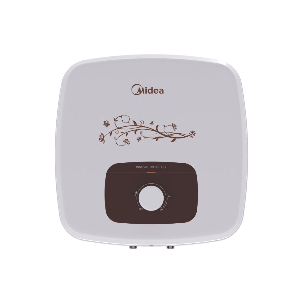 Midea 10L Storage Water Heater| BEE 5 Star|Titanium Enamel Glassline Tank| Overheat Protection| 10 Year Tank Warranty| Free Installation & Connecting Pipes
