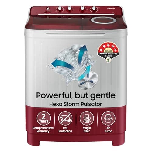 Samsung 7.5 Kg 5 Star Semi Automatic Washing Machine