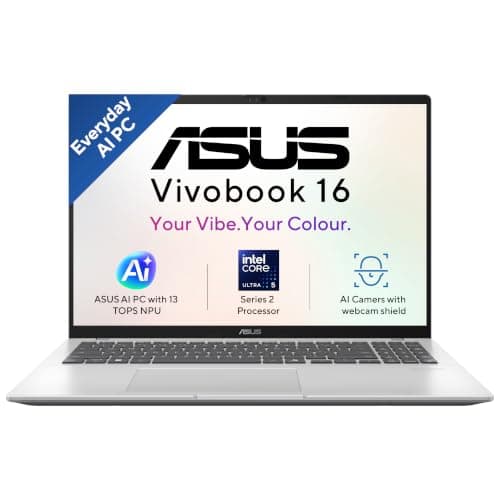 ASUS Vivobook 16 Intel Core Ultra 5 225H 16GB 512GB SSD