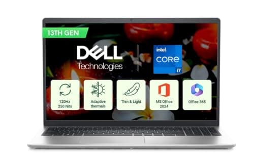 Dell 15 Laptop Intel Core i7 13th Gen 16GB 512GB SSD