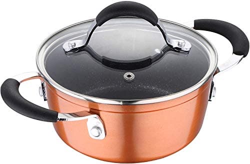 Bergner Infinity Chefs Forged Aluminium Non-Stick Casserole (24 cm, 3.9 L)