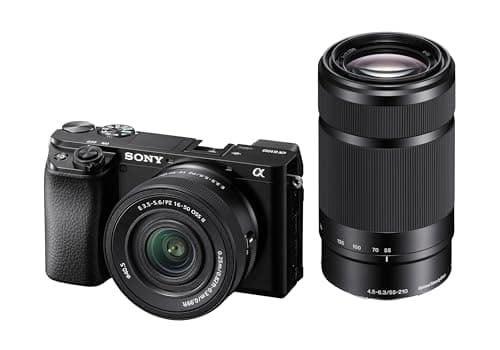 Sony Alpha ILCE-6100X Mirrorless Camera with 16-50mm and 55-210mm Lenses