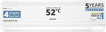 Voltas 1.5 Ton 5 Star Inverter Split AC 185V Vectra CAR