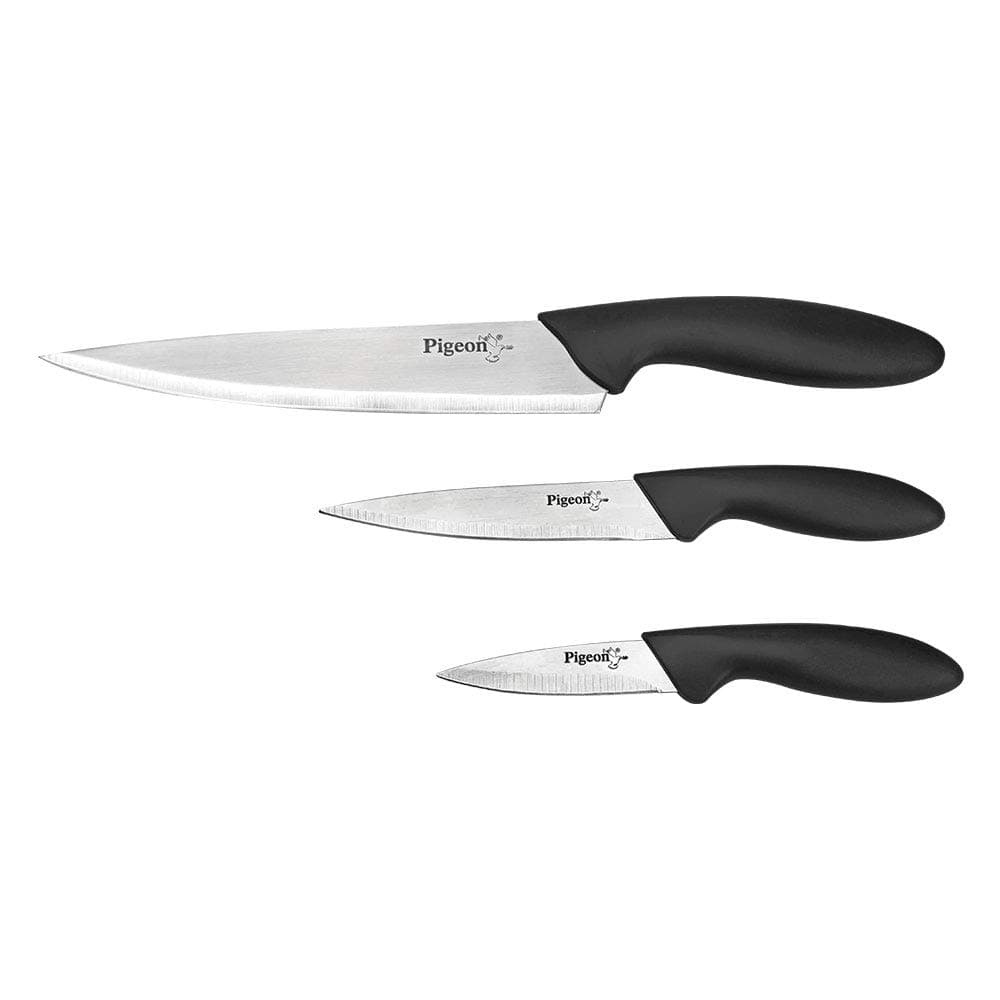 Pigeon by Stovekraft Stainless Steel Kitchen Knives Set