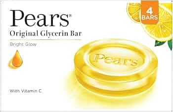 Pears Bright Glow Glycerin Soap (125g x 4)