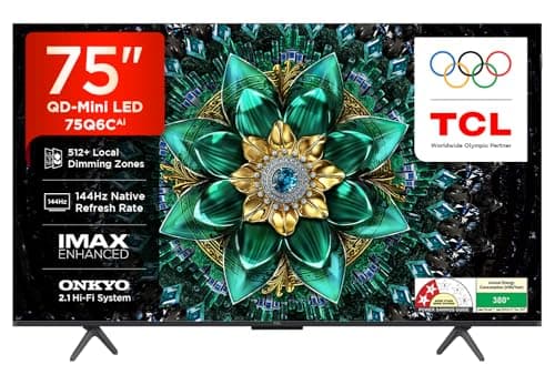 TCL 75-inch 75Q6C 4K QD-Mini LED Google TV