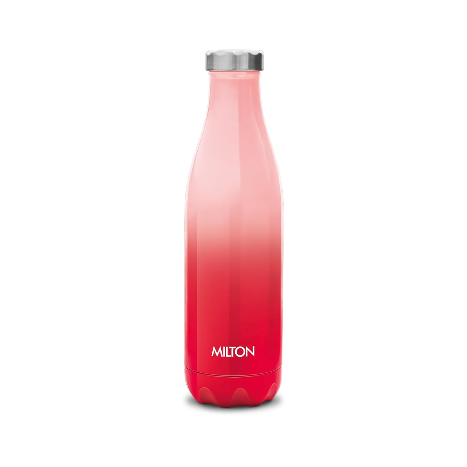 Milton Prudent 500 Thermosteel Bottle, 510 ml Water Bottle, 24 Hours Hot and Cold, Double Wall Vacuum Insulated, Water Bottles, Tea Flask/Coffee Flask for Sports, Travel, Red