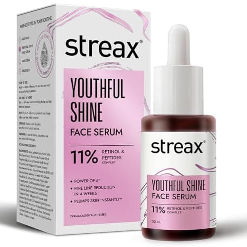 Streax Youthful Shine Face Serum (30ml)